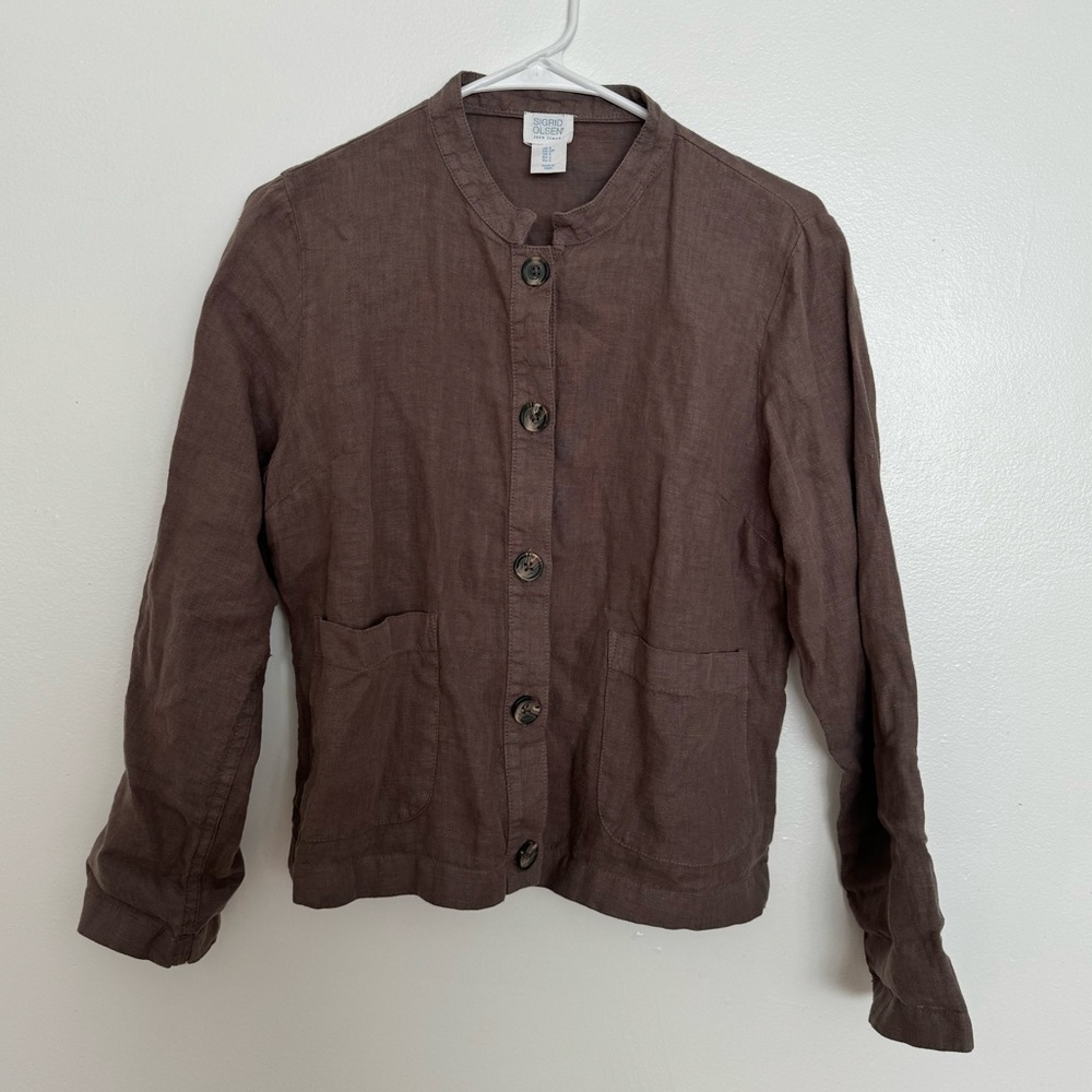 Sigrid Olsen Linen Top